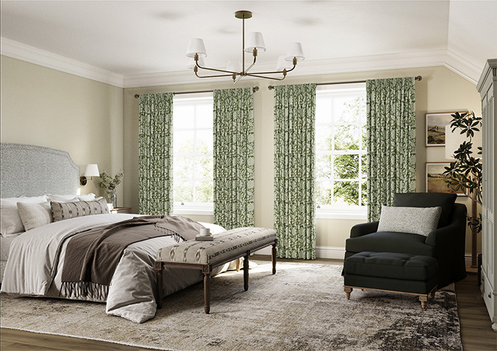 Land & Shore Rowallane, Green - Made to Measure Curtains - Image 7